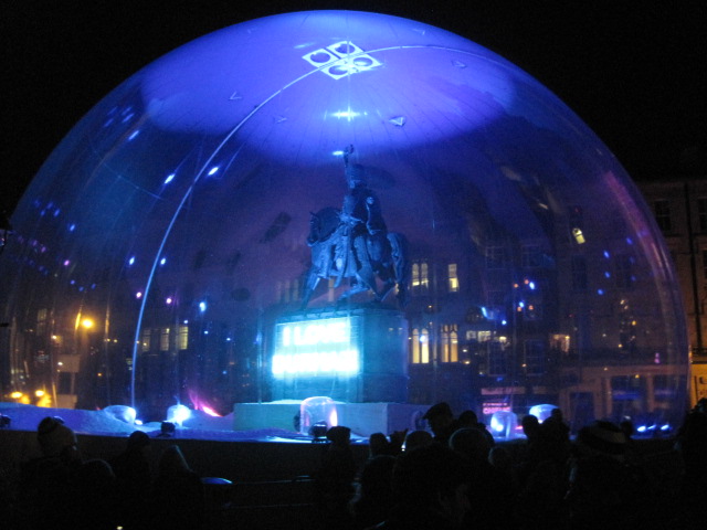 The snow dome
