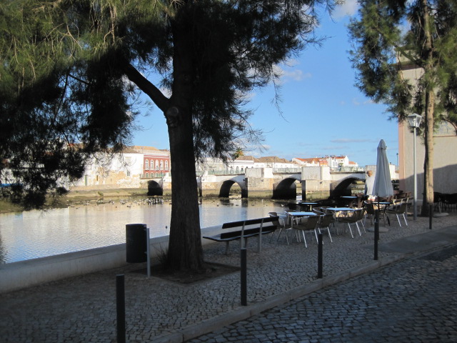 From the riverside cafe