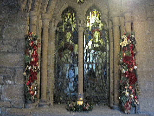 Stained glass windows