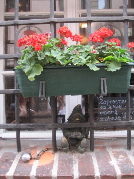 The prisoner, in his pretty jail