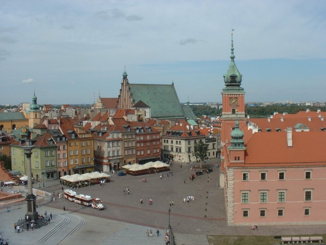 Golden moments in Warsaw's Stare Miasto