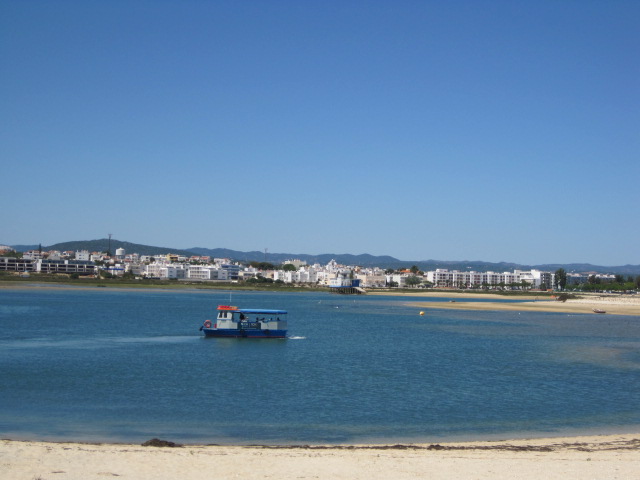 Looking back at Fuzeta from Armona