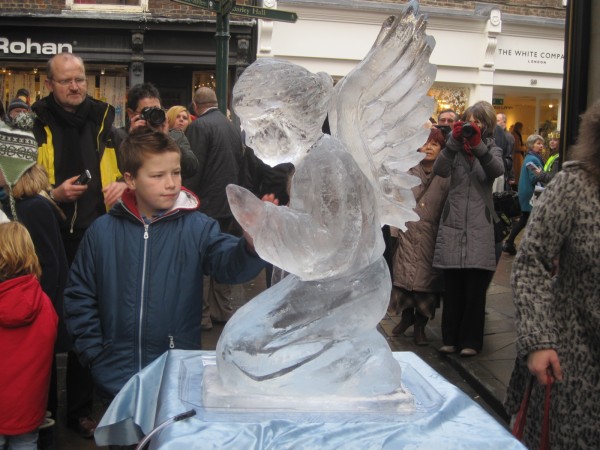 A rather frosty angel