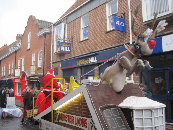 Naturally Santa was there