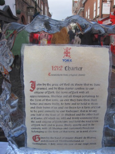 An ice Charter of York