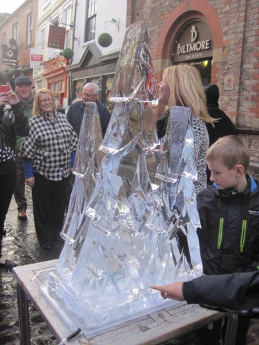 Ice Christmas trees?