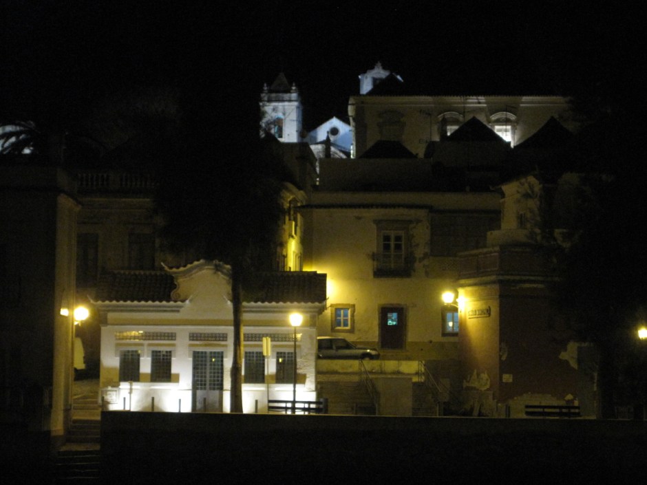 But Tavira's riverbank by night is lovely too  