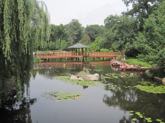 Japanese water gardens always look so serene