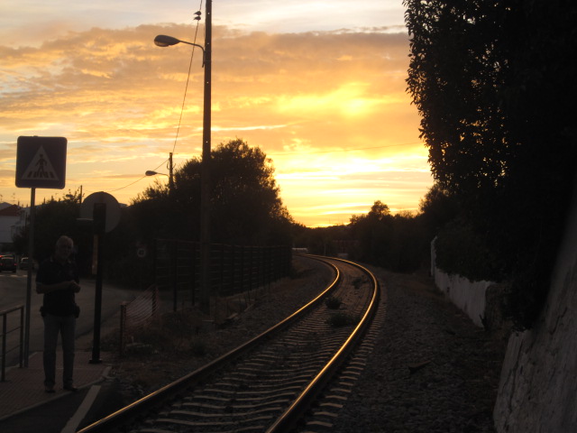 And a sunset or two over the tracks