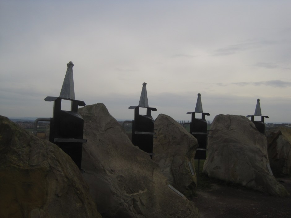 Witches hats in Herrington Country Park
