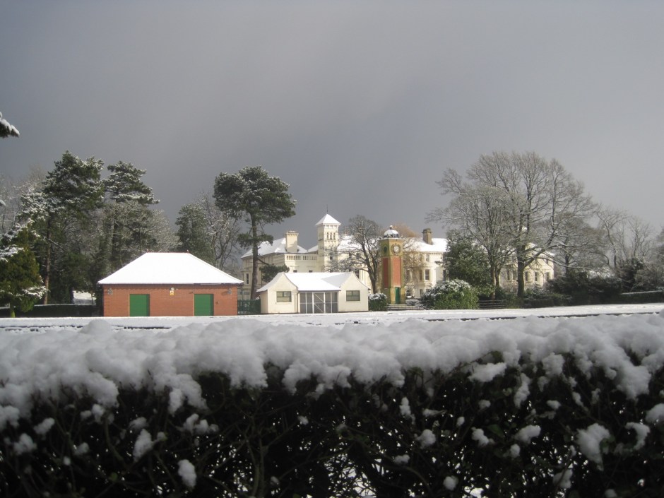 Over the hedge, the bowling green