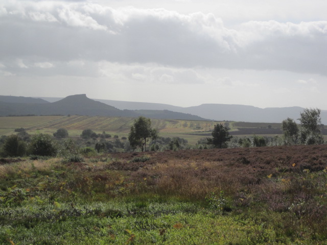 Roseberry Topping from another angle- it's ever present in North Yorks
