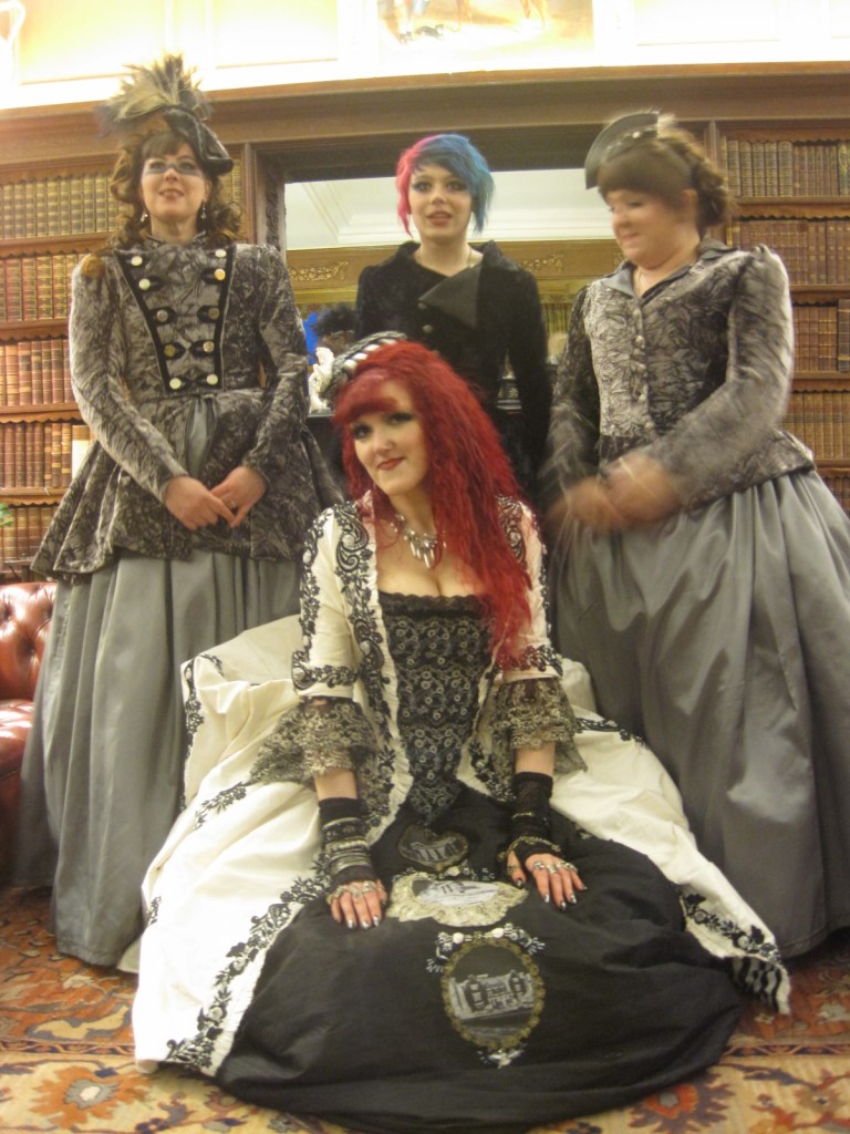 Lisa, with (left to right) Jema, Amy and Eva 