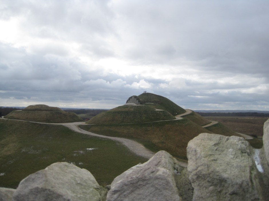 Northumberlandia from the summit