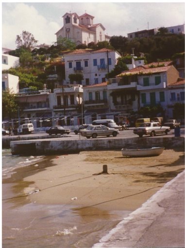 The harbour front at Batsi
