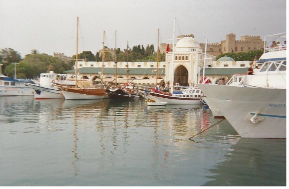Mandraki harbour, Rhodes