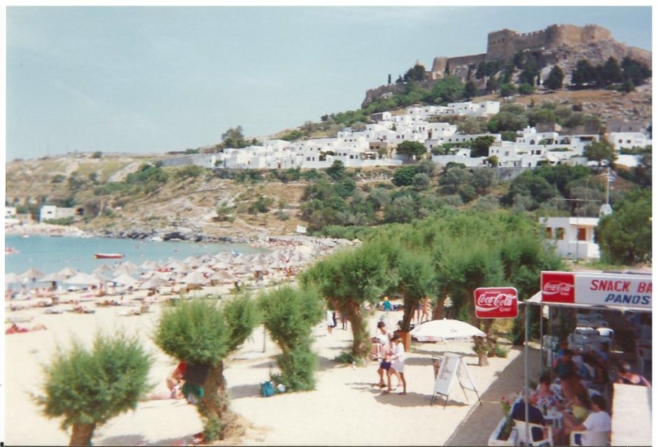 Down to the beach for a hint of breeze