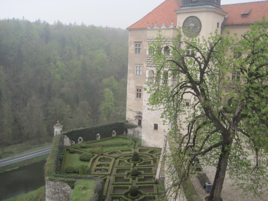 Italianate gardens at Pieskowa Skala