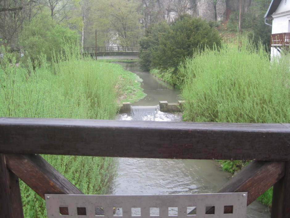 The river passing through Ojców