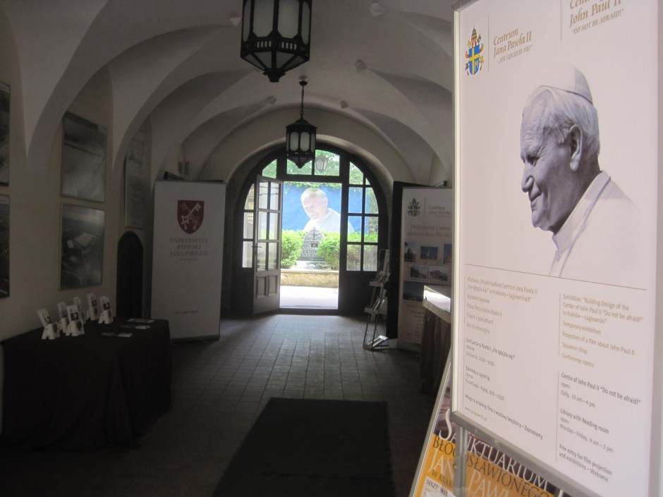 The museum dedicated to Pope John Paul. a beloved local 