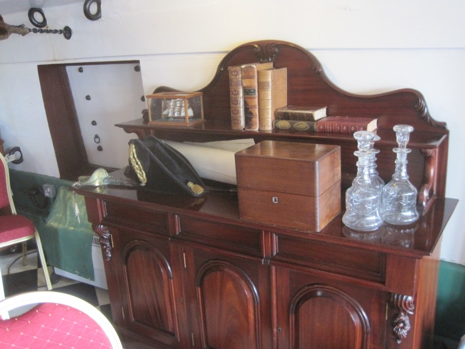 The captain was obviously a person of taste