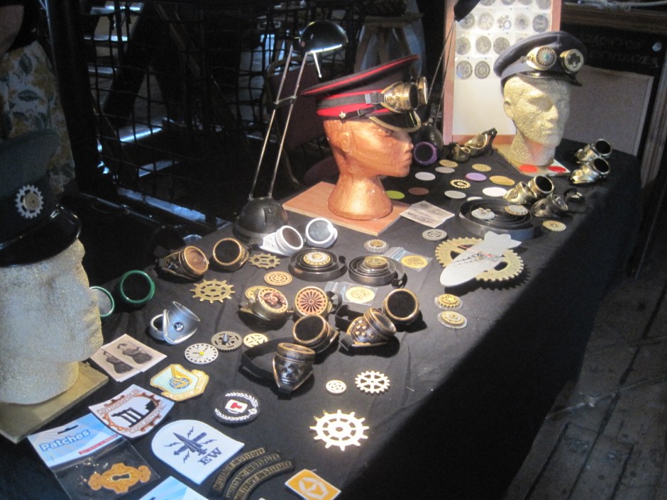 Below deck a curious accumulation of items for the "battle ready"?