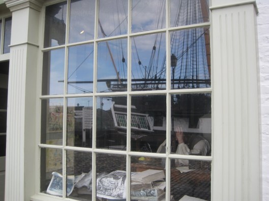 Head in hands- he must have got it wrong! (best yet reflection of the Trinc?) 