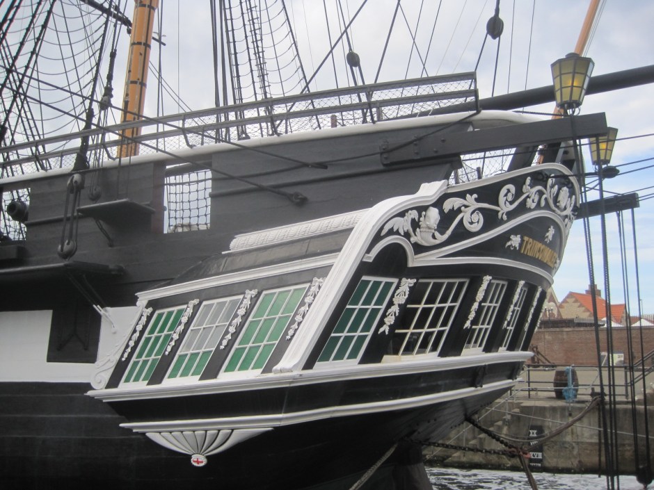 Turn around. There she is, HMS Trincomalee.