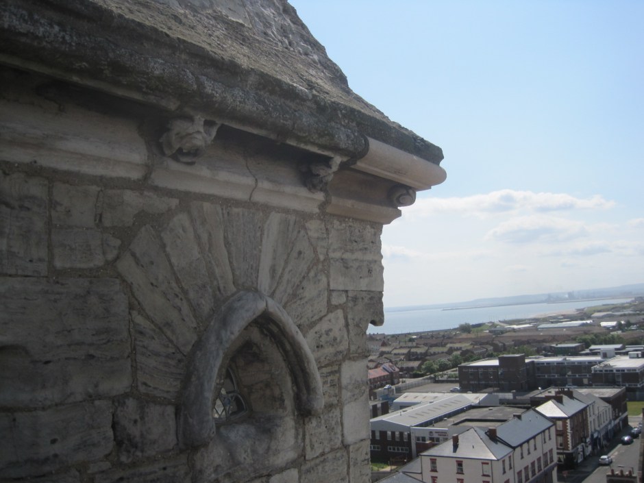 Hartlepool, viewed from Christ Church tower, on a sunny day!