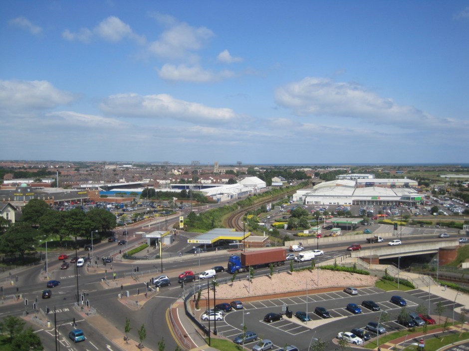 My husband's beloved football ground- Hartlepool FC.