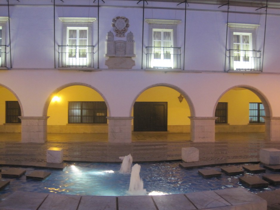 The Camara or Council Offices in Tavira. I love the fountains.