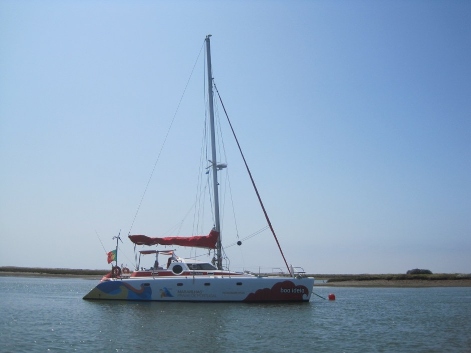 And a catamaran