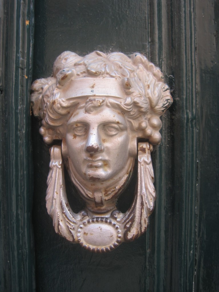 I've rarely seen a more extravagant door knocker