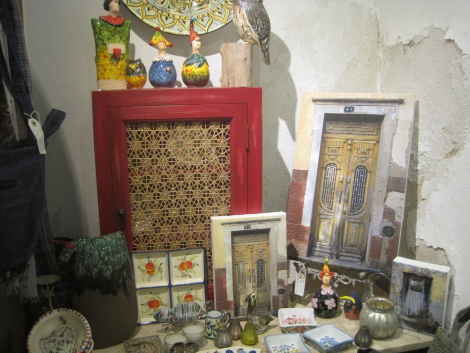 "Casa das Portas" with some of its iconic door paintings