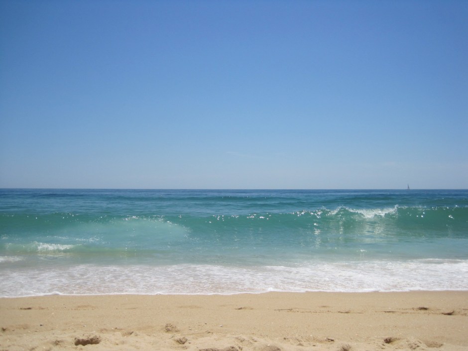 "Sunshine on the water makes me happy"