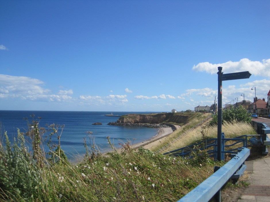 You can walk along the cliff top, or the beachside walk 
