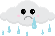 Sad cloud