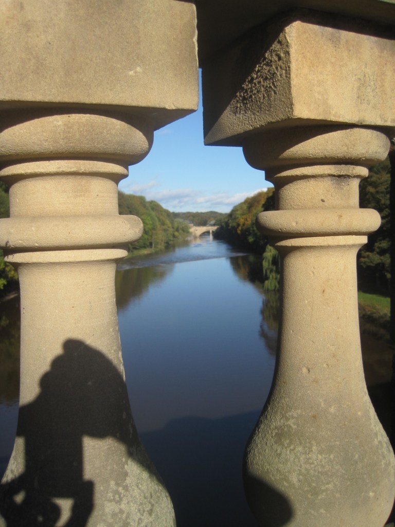 Yes, that's my shadow on the stone pillar. Careless me!
