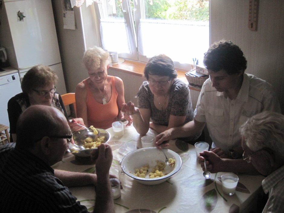 Enjoying "old style" Polish cuisine