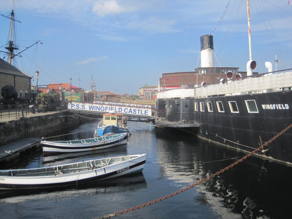 And in the harbour mighty PSS Wingfield Castle