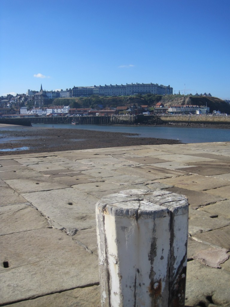 Along the pier is a good way to go.