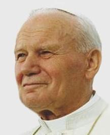 Pope John Paul II in 1993- courtesy of Wikipedia
