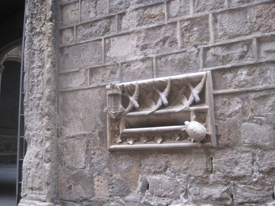 The Archdeacon's letterbox- stroke the turtle for luck!