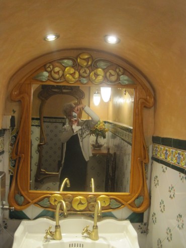 Or taken a more wonky photograph in a famous loo!