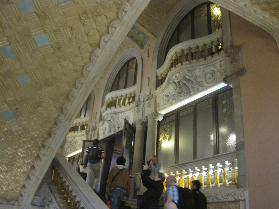 And then there are the stairs up to the theatre.