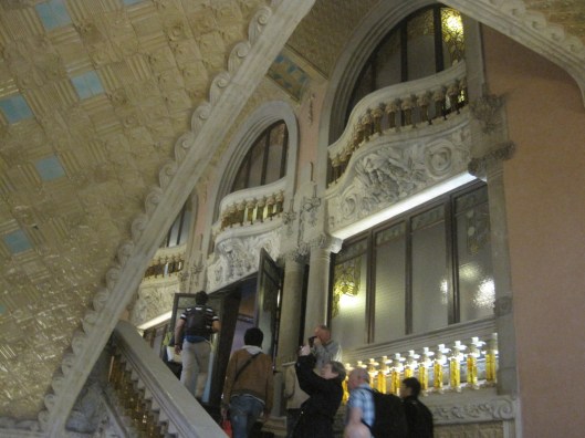And then there are the stairs up to the theatre.