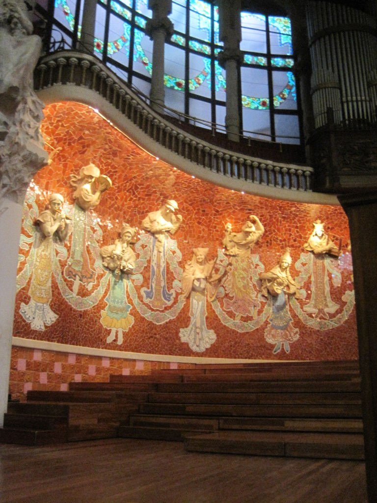 Each plays a musical instrument, though it might be hard to see here