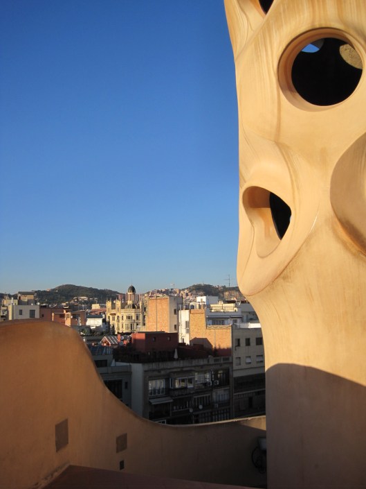 Up on the roof, I could see for miles