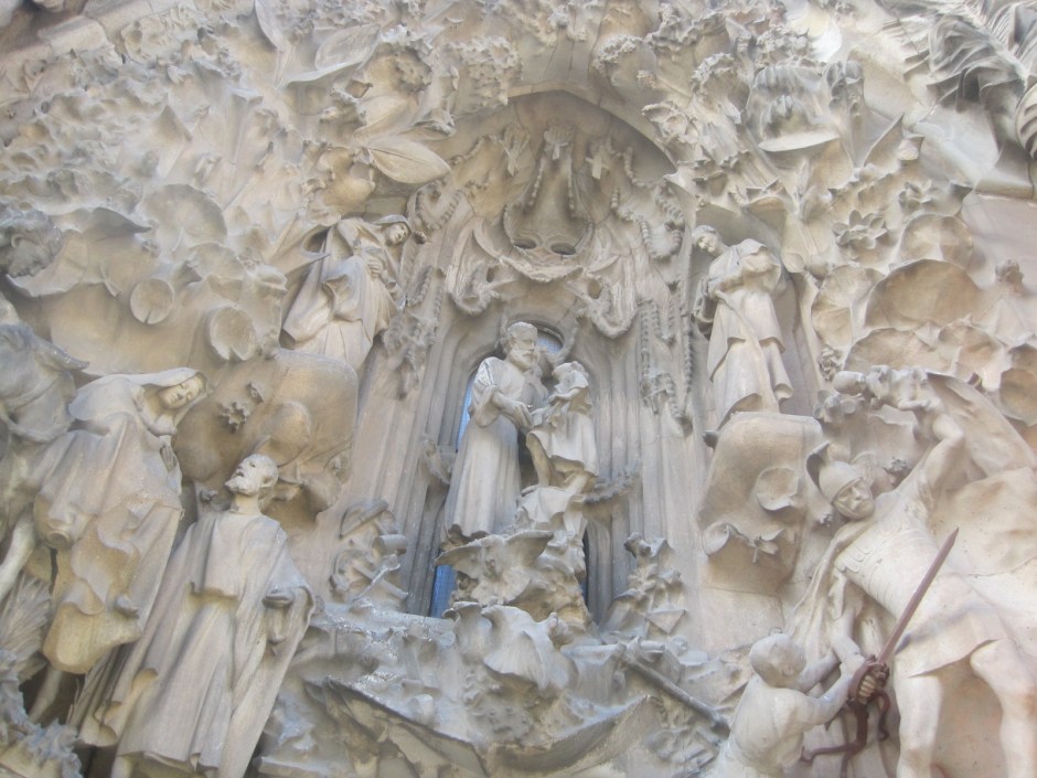 A window, barely visible for sculpture