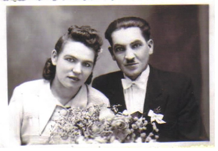 Ursula, with her husband, Ignacy